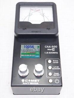 Comet CAA-500 Mark II Antenna SWR Analyzer 1.8MHz to 500MHz 35 range division