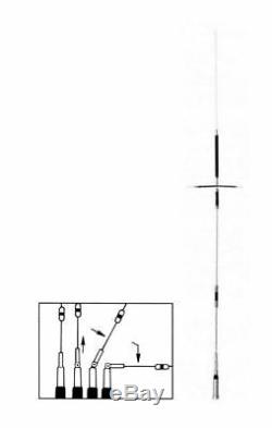 Comet UHV-6 (40M, 15M, 10M, 50-54, 144-148 & 440-450MHz) MutliBand Mobile Antenna