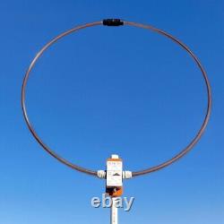 DESHIBO WV-601 Copper Ring 0-999MHz Loop Antenna for LWithSWithMWithFM/VHF/UHF/AIR