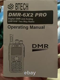DMR-6X2 PRO Digital DMR and Analog 7-Watt Dual Band Two-Way Radio 136-174Mhz VH