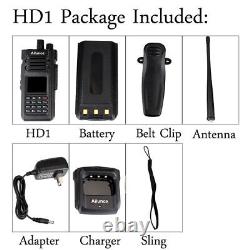 DMR Ailunce HD1 Ham Radio Digital Dual Band Walkie Talkies FPP UHF/VHF IP67+USB