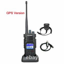 DMR Ailunce HD1 UHF/VHF Dual Band GPS Ham Transceiver FPP IP67 Walkie Talkie+USB