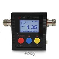 Digital VHF UHF 125-525Mhz Power SWR Meter and Frequency Counter HF RF Meter H