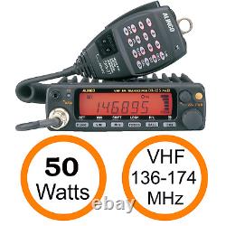 Field Programmable VHF Mobile Two Way Radio 50 watts Alinco DR-135TMKIII