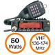Field Programmable Vhf Mobile Two Way Radio 50 Watts Alinco Dr-135tmkiii