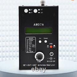 HF/VHF/UHF AW07A 1.5-470MHZ 160M SWR Antenna Meter Tester Antenna Analyzer Meter