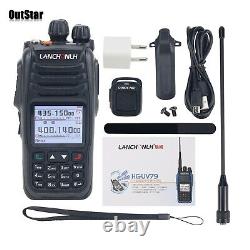 HG-UV79UV 10W 5KM Bluetooth Walkie Talkie VHF UHF Radio Handheld Transceiver ot3