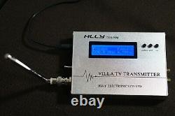 HLLY TVX-50M VHF-UHF Analog tv transmitter + Power + Antenna Silver