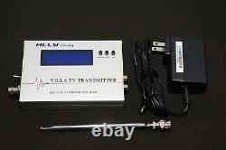 HLLY TVX-50M VHF-UHF Analog tv transmitter + Power + Antenna Silver