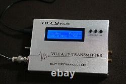 HLLY TVX-50M VHF-UHF Analog tv transmitter + Power + Antenna Silver