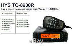 HYS TC-8900R 29/50/144/430 MHz Quad-Band FM Radio Transceiver 800 Channels