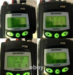 Harris P7270 P7200 Series P25 700/800MHz Radio ECP OTAR AES DES with Accessories