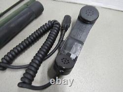 Harris PRC-117F Radio VHF UHF Antenna & Blade Ant Gooseneck Base Handset Falcon