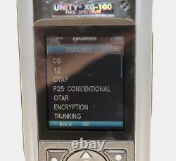 Harris UNITY XG-100P Tri-Band PHASE 2 P25 Trunking/Conv Radio & Battery ONLY