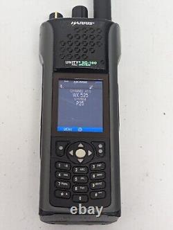 Harris XG-100P VHF UHF 700/800 Phase 2 BT GPS MDC1200 AES DES Complete TESTED