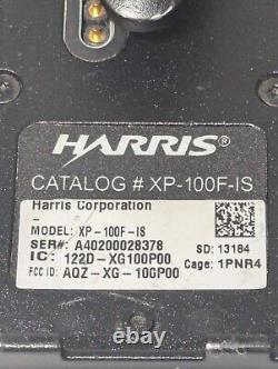 Harris XG-100P VHF UHF 700/800 Phase 2 BT GPS MDC1200 AES DES Complete TESTED