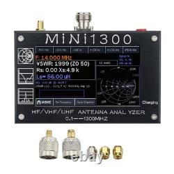 Hf/vhf/uhf Antenna Analyzer Mini1300 4.3 Tft Lcd Touch Screen 0.1-1300Mhz