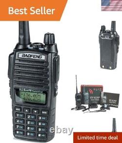 High Power Dual Band Radio 136-174mhz VHF 400-520mhz UHF Ham Portable Two-Way