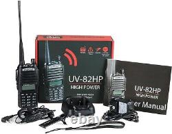 High Power Dual Band Radio 136-174mhz VHF 400-520mhz UHF Ham Portable Two-Way