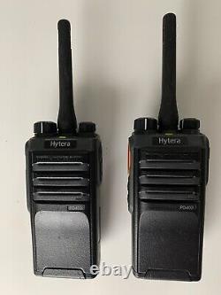 Hytera PD402i Two Way Radio VHF 136 172 Mhz (PAIR) Handheld Digital DMR