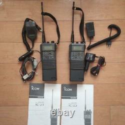 ICOM Dual Band Amateur VHF UHF Transceiver IC23 144MHz 430MHz 2 units set