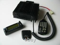 ICOM IC-207H Dual Band VHF/UHF FM Ham Radio Transceiver with Mount & HM-98 RC Mic