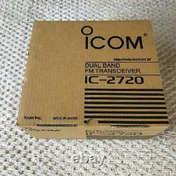 ICOM IC-2720 Excellent Transceiver Radio Mic 144MHz LCD VHF/UHF FM Dual Band