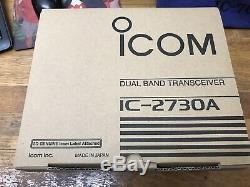 ICOM IC-2730A 137-174/400-470Mhz Dual Band Mobile Radio Transceiver