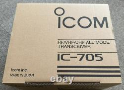ICOM IC-705 HF/VHF/UHF All mode 50/144/430MHz Multimode Portable Transceiver