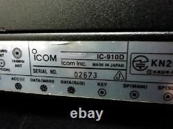 ICOM IC-910D 144/430/1200MHz 50/50/10w Used confirmed it works Tested Working