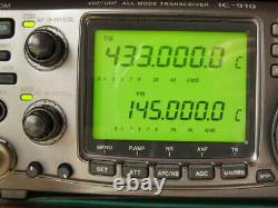 ICOM IC-910D 144/430Mhz Transceiver Confirmed Operation Used Free Ship