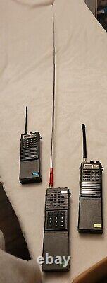 ICOM Transceiver Hand Held Ham Radio LOT OF 3 VHF UHF FM 2Mtr IC-2AT 02AT 04AT