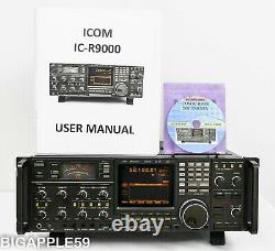 Icom IC-R9000 AM FM SSB CW VHF UHF Radio Receiver 100 KHz -1999 MHz UNBLOCKED