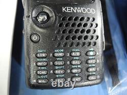 KENWOOD TH-F6A 144 / 220 / 440 MHz Handheld Tranceiver with charger NICE & CLEAN