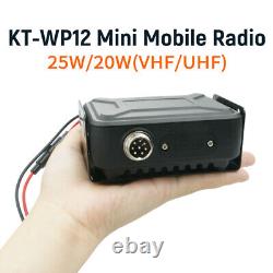 KT-WP12 25W 200 Channels VHF UHF Dual Band Mini Mobile Car Radio Transceiver