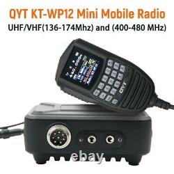 KT-WP12 25W 200 Channels VHF UHF Dual Band Mini Mobile Car Radio Transceiver US