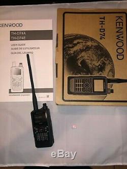Kenwood TH-D74A 144/220/430MHz Tri-Band D-Star APRS HT Handheld Radio withExtras
