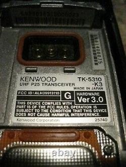 Kenwood TK-5310-K(G) VER3 UHF P25 450-512MHz 4W 1024 Channel Portable (Lot#P625)