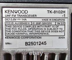 Kenwood TK-8102H TK8102H UHF 450-490 MHz 8 Channel 45 Watt (Complete Kit)