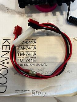 Kenwood TM-641A Tribander 2M/220/440 Mhz transceiver Refurbished Nice (L00K)