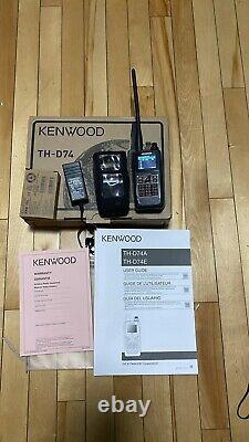 Kenwood th-d74a 144/222/440 MHz Triband HT withD-Star