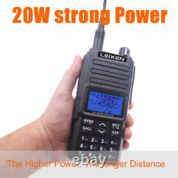 Leixen UV-25D 20W Dual Band 400480MHz/136174MHz Long Rang Distance2 Way Radio