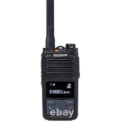 MAXON MDP-6124 VHF DMR Tier II TDMA/ Analog Portable radio 5W 2500 Channels