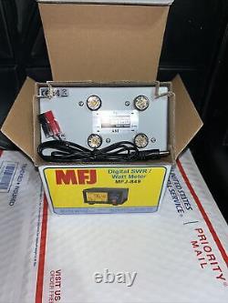 MFJ-849 Digital SWR/Wattmeter, HF/VHF/UHF, 1.6-60 & 125-525 MHz MHz 200W