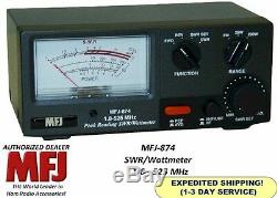 MFJ 874 SWR & Wattmeter 1.8-525 MHZ, 200 Watts, GrandMaster Series