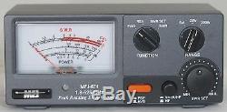 MFJ 874 SWR & Wattmeter 1.8-525 MHZ, 200 Watts, GrandMaster Series