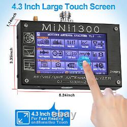 MINI1300 Antenna Analyzer, 0.1-1300MHz HF VHF UHF Tiny Spectrum Analyzer