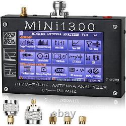 MINI1300 Antenna Analyzer, 0.1-1300MHz HF VHF UHF Tiny Spectrum Analyzer