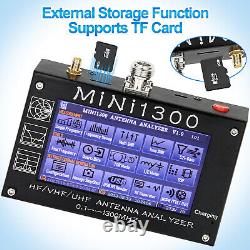 MINI1300 Antenna Analyzer, 0.1-1300MHz HF VHF UHF Tiny Spectrum Analyzer