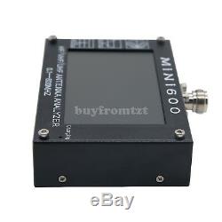 MINI600 HF/VHF/UHF Antenna Analyzer 0.1-600MHZ with 4.3 TFT LCD Touch Screen T